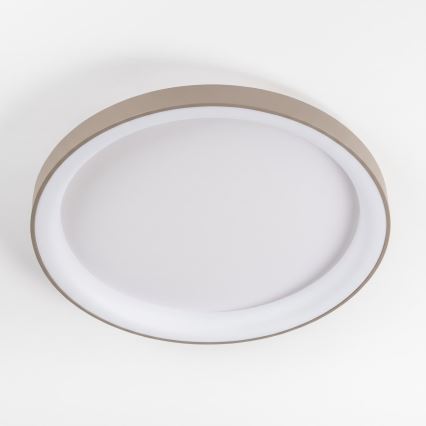 BRILAGI - Plafonnier LED dimmable FALCON II LED/108W/230V 3000-6500K Ø 80 cm blanc/beige + télécommande