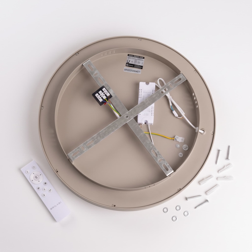 BRILAGI - Plafonnier LED dimmable FALCON II LED/67W/230V 3000-6500K Ø 40 cm beige + télécommande