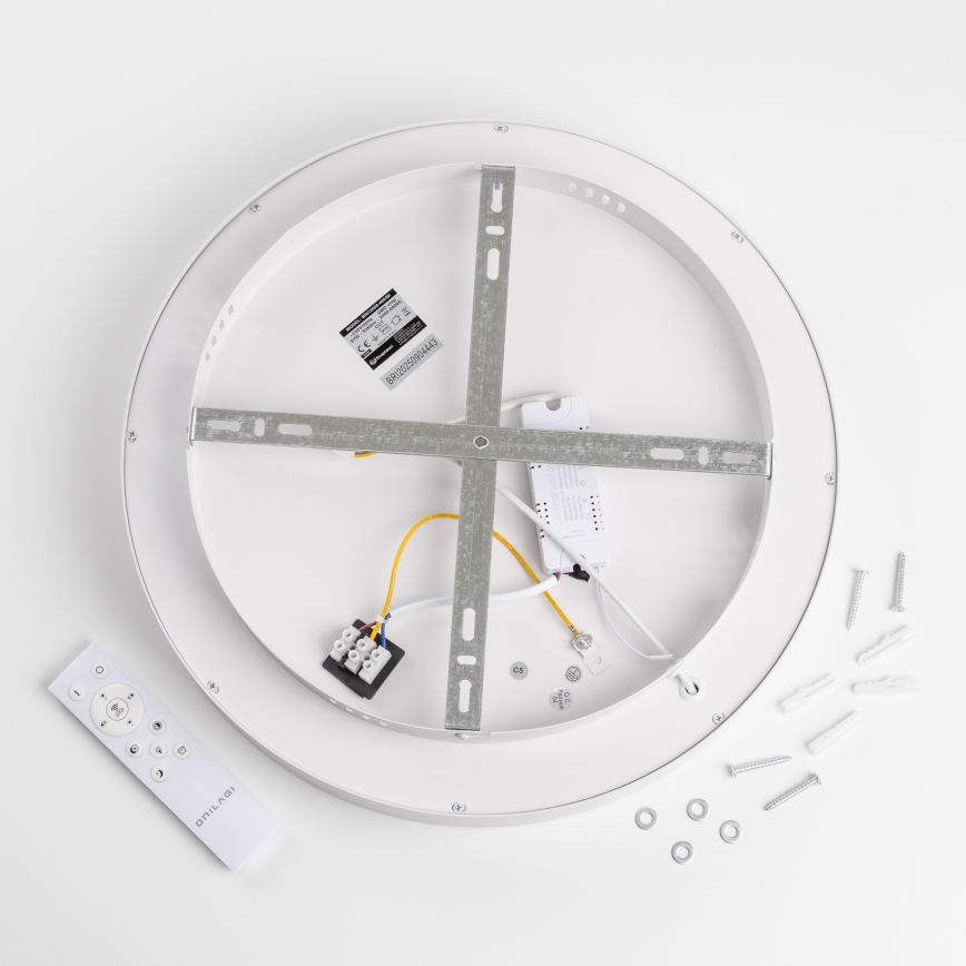 Brilagi - Plafonnier LED dimmable FALCON II LED/67W/230V 3000-6500K Ø 40 cm blanc + télécommande