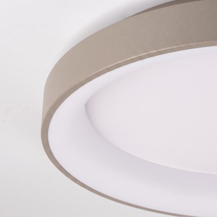 BRILAGI - Plafonnier LED dimmable FALCON II LED/99W/230V 3000-6500K Ø 60 cm blanc/beige + télécommande