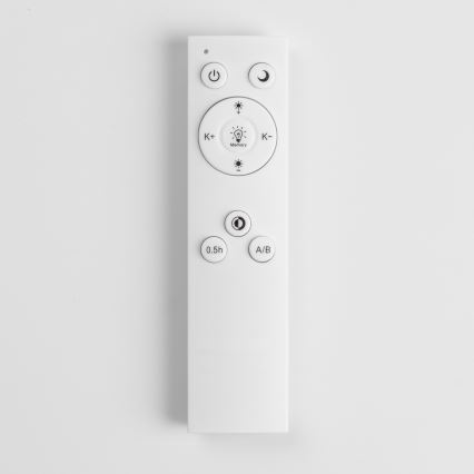 Brilagi - Plafonnier LED dimmable FALCON LED/80W/230V 3000-6500K Ø 60 cm blanc + télécommande