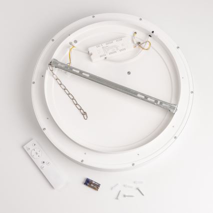 Brilagi - Plafonnier LED dimmable FALCON LED/80W/230V 3000-6500K Ø 60 cm blanc + télécommande