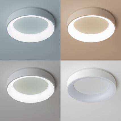 Brilagi - Plafonnier LED dimmable FALCON LED/80W/230V 3000-6500K Ø 60 cm blanc + télécommande