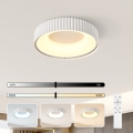 BRILAGI - Plafonnier LED dimmable FALCON MODERN LED/30W/230V 3000-6000K Ø 40 cm blanc + télécommande