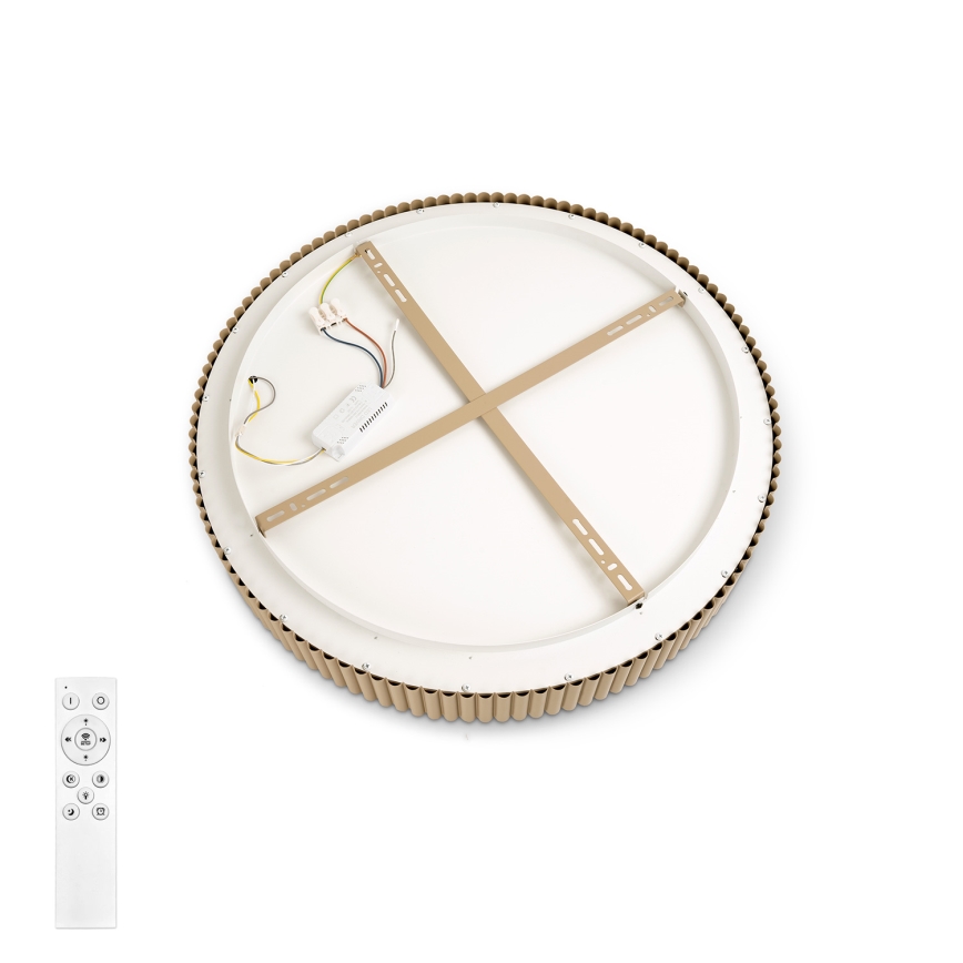 Brilagi - Plafonnier LED dimmable FALCON MODERN LED/30W/230V 3000-6500K Ø 40 cm beige + télécommande