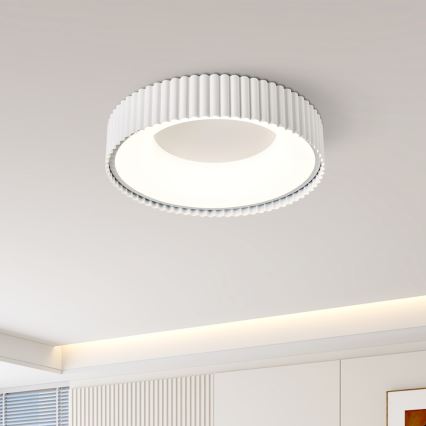 BRILAGI - Plafonnier LED dimmable FALCON MODERN LED/30W/230V 3000-6000K Ø 40 cm blanc + télécommande