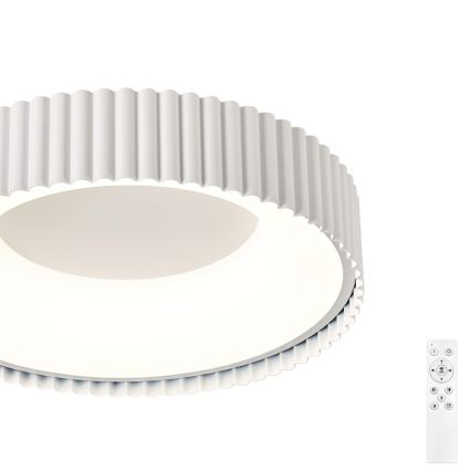 BRILAGI - Plafonnier LED dimmable FALCON MODERN LED/30W/230V 3000-6000K Ø 40 cm blanc + télécommande