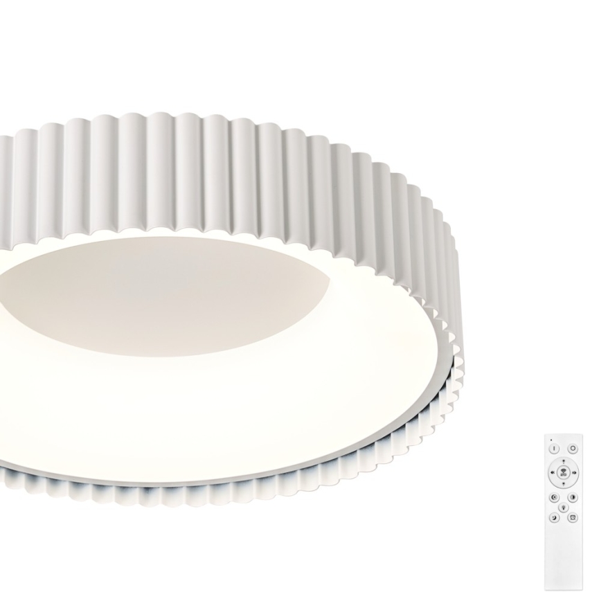 BRILAGI - Plafonnier LED dimmable FALCON MODERN LED/30W/230V 3000-6000K Ø 40 cm blanc + télécommande