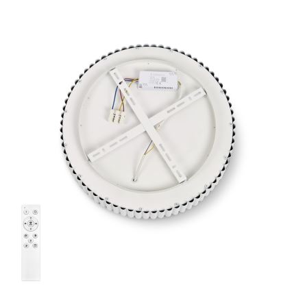 BRILAGI - Plafonnier LED dimmable FALCON MODERN LED/30W/230V 3000-6000K Ø 40 cm blanc + télécommande