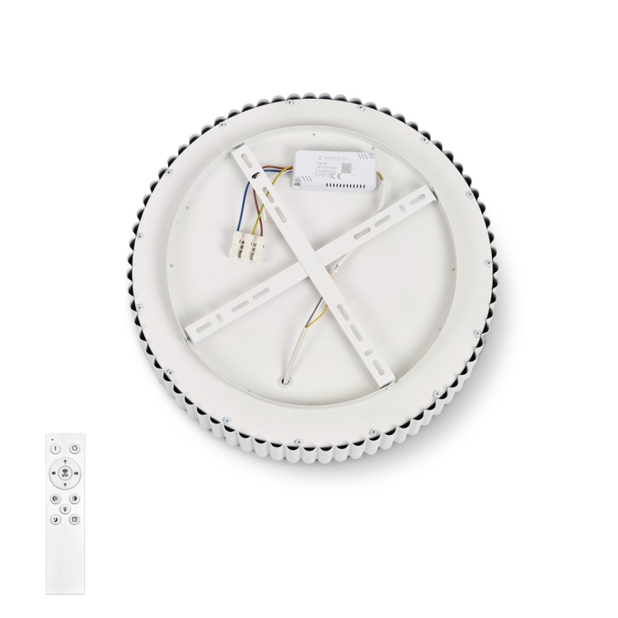 BRILAGI - Plafonnier LED dimmable FALCON MODERN LED/30W/230V 3000-6000K Ø 40 cm blanc + télécommande