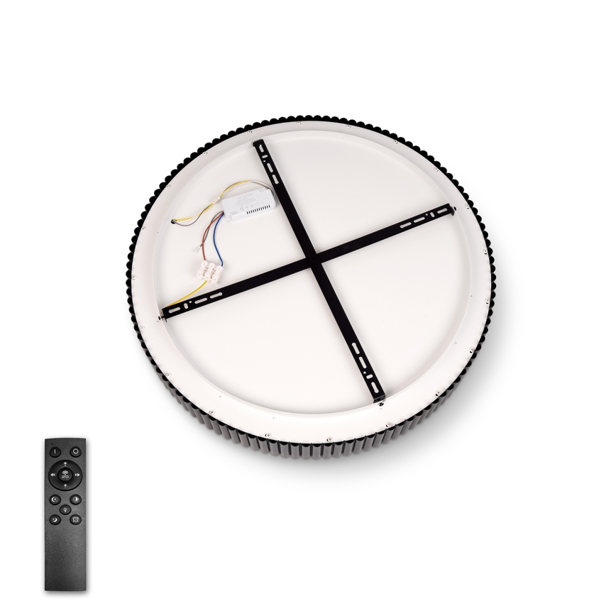 Brilagi - Plafonnier LED dimmable FALCON MODERN LED/30W/230V 3000-6500K Ø 40 cm noir + télécommande