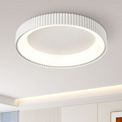Brilagi - Plafonnier LED dimmable FALCON MODERN LED/54W/230V 3000-6000K 60 cm blanc + télécommande