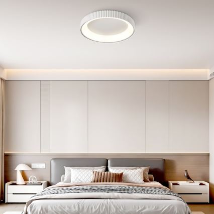 Brilagi - Plafonnier LED dimmable FALCON MODERN LED/54W/230V 3000-6000K 60 cm blanc + télécommande