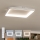 Brilagi - Plafonnier LED dimmable FALCON SLIM LED/50W/230V 3000-6500K 50x50 cm blanc + télécommande