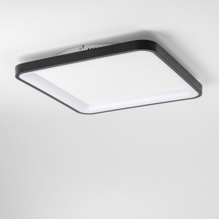 Brilagi - Plafonnier LED dimmable FALCON SLIM LED/50W/230V 3000-6500K 50x50 cm noir + télécommande