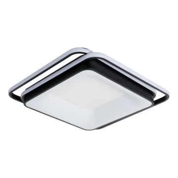 Brilagi - Plafonnier LED dimmable FLARE LED/102W/230V 3000-6000K 50x50 cm noir + télécommande