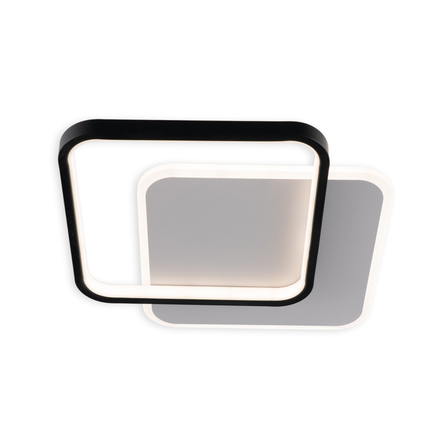 Brilagi - Plafonnier LED dimmable FLARE LED/43W/230V 3000-6000K 39,5x45 cm blanc/noir + télécommande