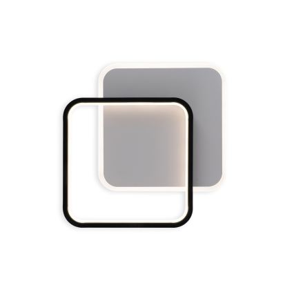 Brilagi - Plafonnier LED dimmable FLARE LED/43W/230V 3000-6000K 39,5x45 cm blanc/noir + télécommande