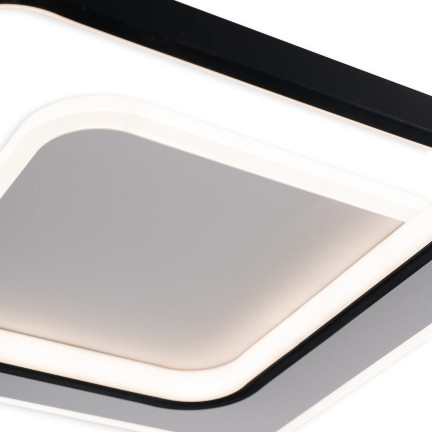 Brilagi - Plafonnier LED dimmable FLARE LED/43W/230V 3000-6000K 39,5x45 cm blanc/noir + télécommande