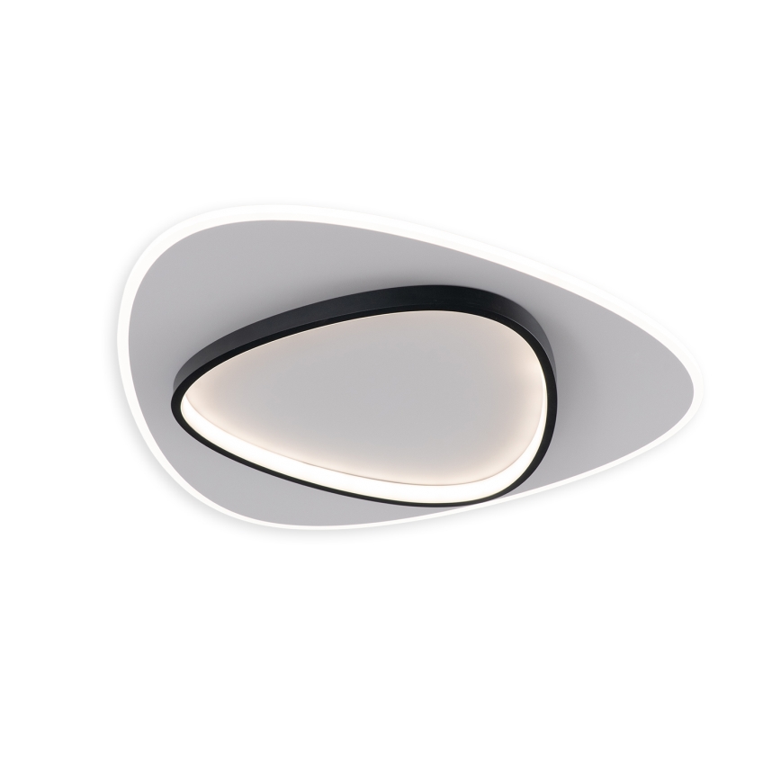 Brilagi - Plafonnier LED dimmable FLARE LED/70W/230V 3000-6000K 55x55 cm blanc/noir + télécommande