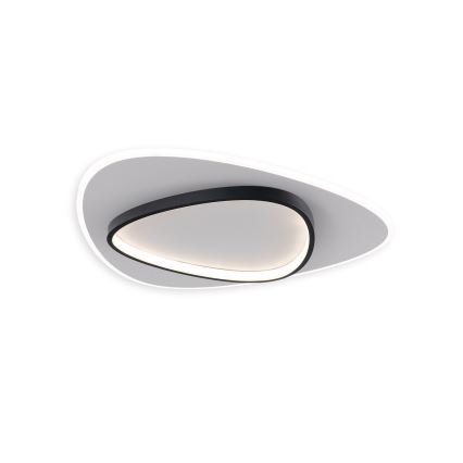 Brilagi - Plafonnier LED dimmable FLARE LED/70W/230V 3000-6000K 55x55 cm blanc/noir + télécommande