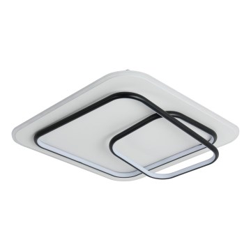 Brilagi - Plafonnier LED dimmable FLARE LED/81W/230V 3000-6000K 50x50 cm blanc/noir + télécommande