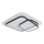 Brilagi - Plafonnier LED dimmable FLARE LED/81W/230V 3000-6000K 50x50 cm blanc/noir + télécommande