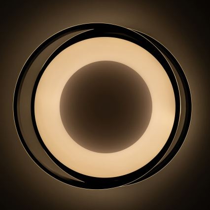 BRILAGI - Plafonnier LED dimmable FLARE LED/84W/230V 3000-6000K 47x51 cm noir + télécommande