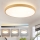 Brilagi - Plafonnier LED dimmable GLASS POOL DOUBLE LED/80W/230V 3000-6000K 60 cm décor bois + télécommande