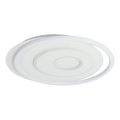 Brilagi - Plafonnier LED dimmable IRIS, 83 W, 230 V, 3000-6000 K, 46 x 50 cm, blanc + télécommande