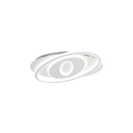 Brilagi - Plafonnier LED dimmable IRIS LED/78W/230V 3000-6000K 37x49 cm blanc + télécommande
