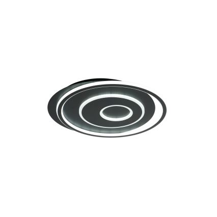 Brilagi - Plafonnier LED dimmable IRIS LED/83W/230V 3000-6000K 46x50 cm noir + télécommande