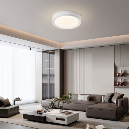 Brilagi - Plafonnier LED dimmable KREON LED/54W/230V 3000-6000K blanc Ø 38 cm + télécommande