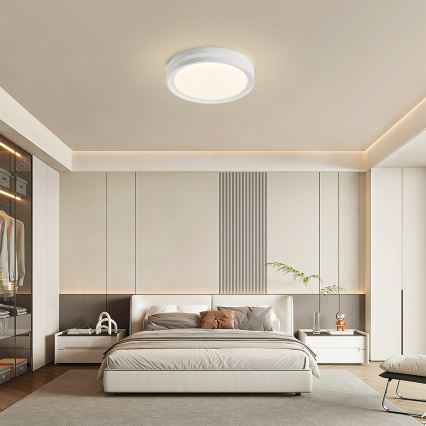 Brilagi - Plafonnier LED dimmable KREON LED/54W/230V 3000-6000K blanc Ø 38 cm + télécommande
