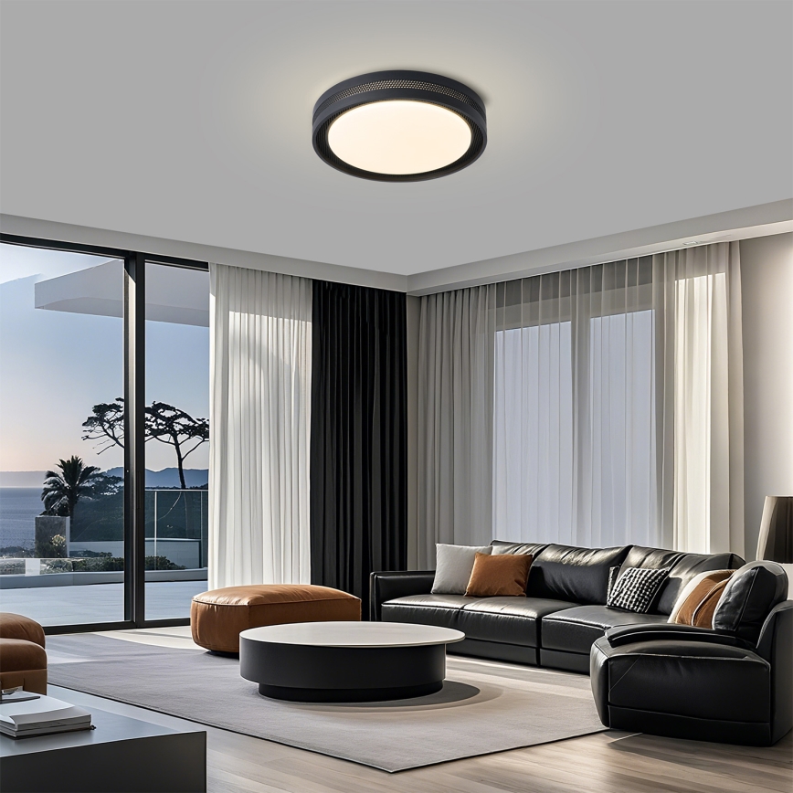 Brilagi - Plafonnier LED dimmable KREON LED/54W/230V 3000-6000K blanc Ø 38 cm + télécommande