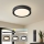 Brilagi - Plafonnier LED dimmable KREON LED/54W/230V 3000-6000K noir diam. 38 cm + télécommande