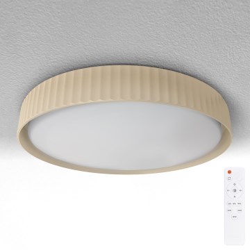 Brilagi - Plafonnier LED dimmable LUCIA LED/48W/230V 3000-6500K Ø 41 cm beige + télécommande