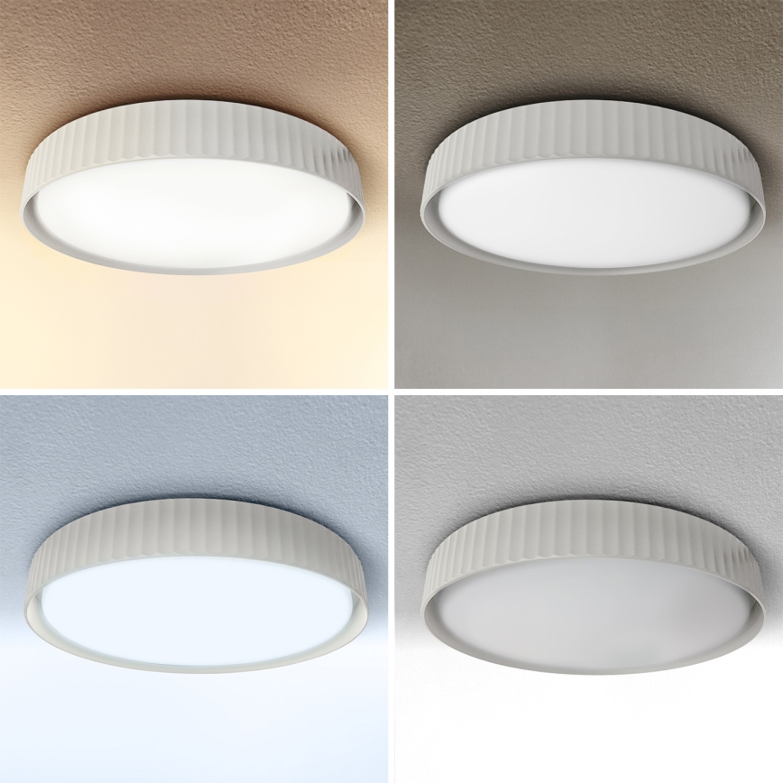 Brilagi - Plafonnier LED dimmable LUCIA LED/48W/230V 3000-6500K Ø 41 cm blanc + télécommande