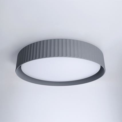 Brilagi - Plafonnier LED dimmable LUCIA LED/48W/230V 3000–6500K Ø 41 cm gris + télécommande