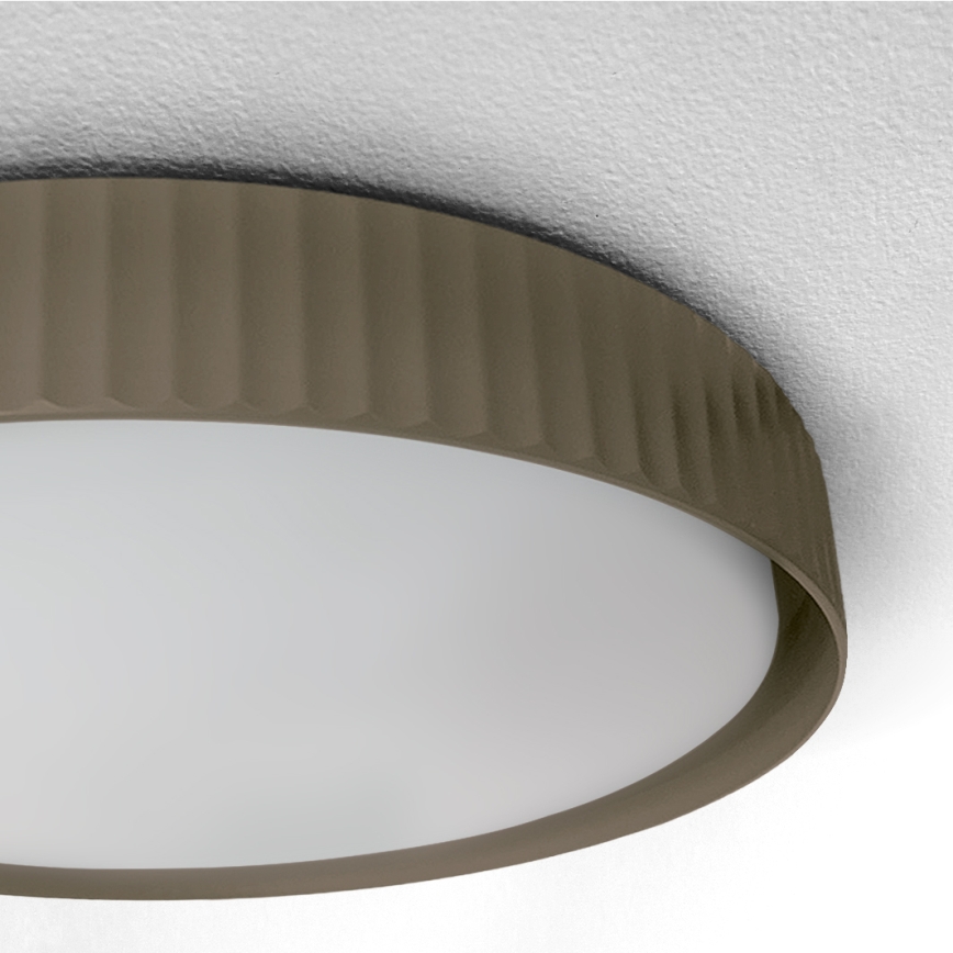 Brilagi - Plafonnier LED dimmable LUCIA LED/48W/230V 3000-6500K diam. 41 cm taupe + télécommande