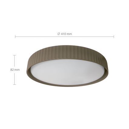 Brilagi - Plafonnier LED dimmable LUCIA LED/48W/230V 3000-6500K diam. 41 cm taupe + télécommande