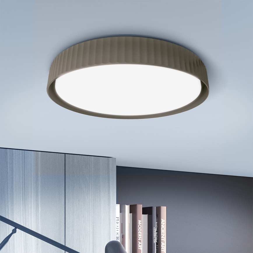 Brilagi - Plafonnier LED dimmable LUCIA LED/60W/230V 3000-6500K Ø 59 cm taupe + télécommande