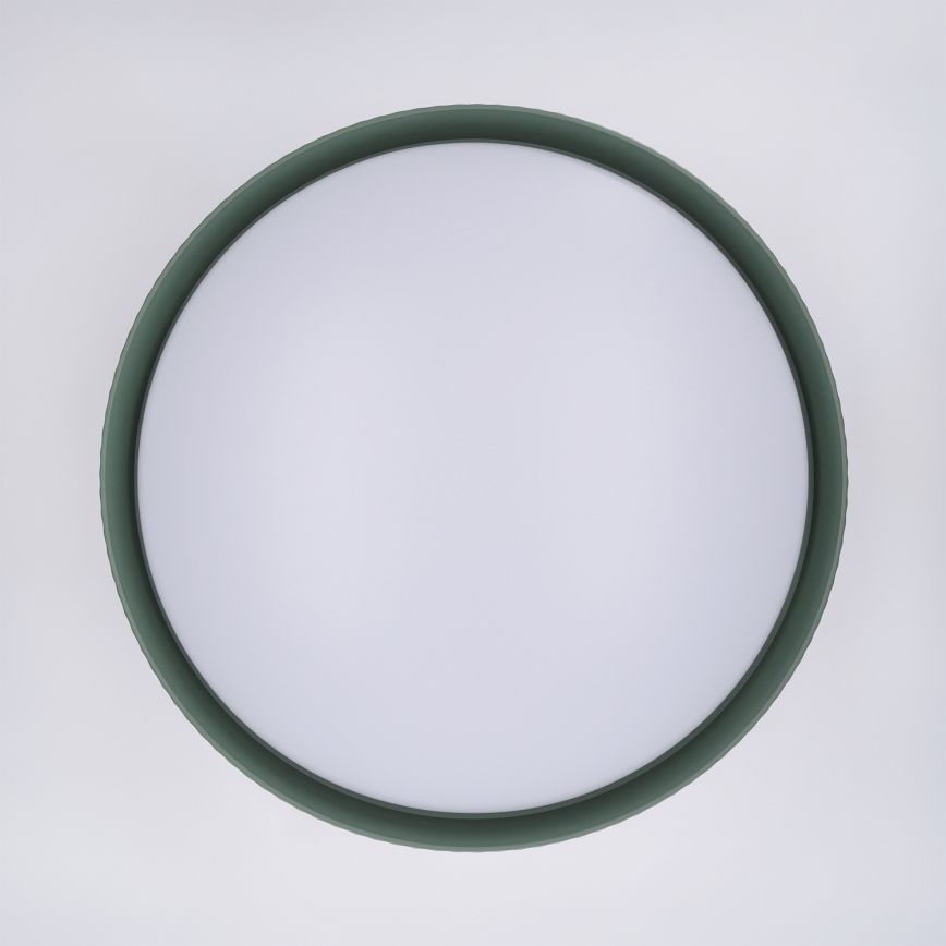 Brilagi - Plafonnier LED à intensité variable LUCIA LED/60W/230V 3000-6500K Ø 59 cm vert + télécommande