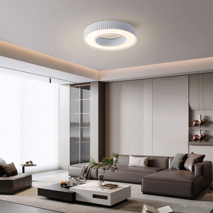 Brilagi - Plafonnier LED dimmable LUMIX LED/48W/230V 3000-6000K blanc Ø 50 cm + télécommande