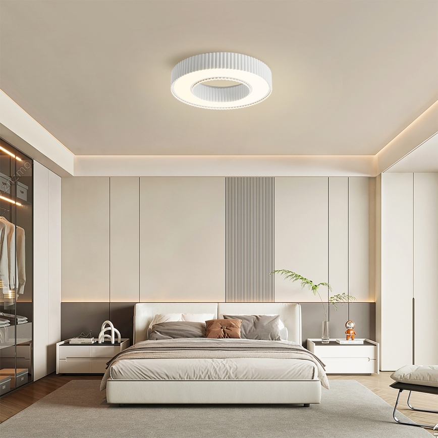Brilagi - Plafonnier LED dimmable LUMIX LED/48W/230V 3000-6000K blanc Ø 50 cm + télécommande