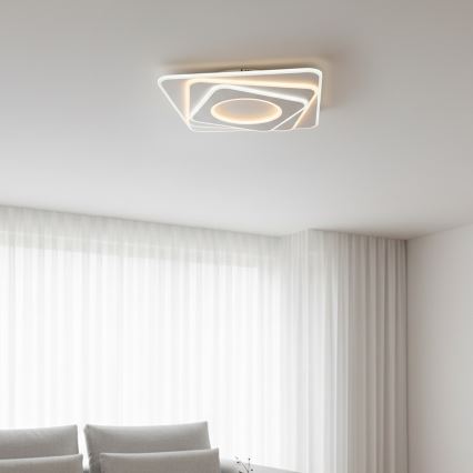 Brilagi - LED Plafonnier dimmable MODERN LED/100W/230V 3000-6000K 48x48 cm + télécommande