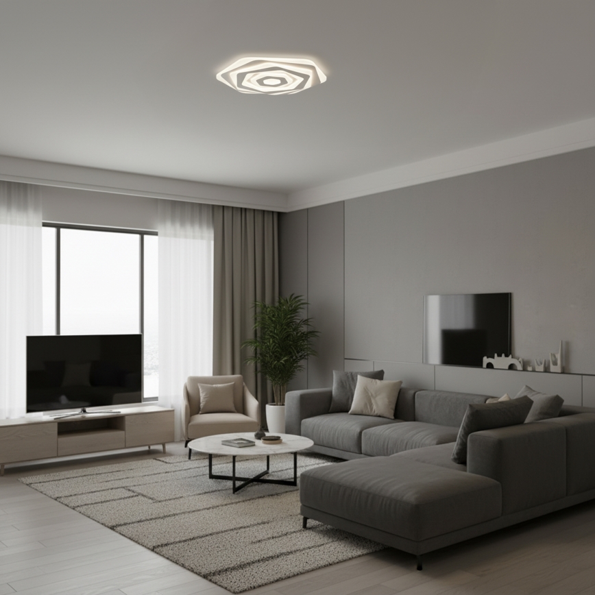 Brilagi - Plafonnier LED dimmable MODERN LED/85W/230V 3000-6000K Ø 53 cm + télécommande