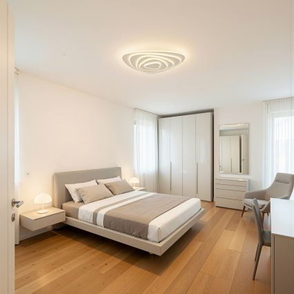 Brilagi - Plafonnier LED dimmable MODERN MAXI LED/140W/230V 3000-6000K 74x75 cm + télécommande