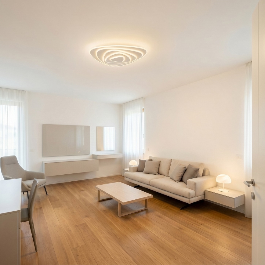 Brilagi - Plafonnier LED dimmable MODERN MAXI LED/140W/230V 3000-6000K 74x75 cm + télécommande