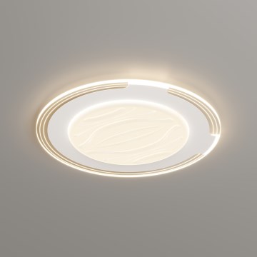 Brilagi - Plafonnier LED dimmable ORELIS LED/80W/230V 3000-6000K Ø 50 cm + télécommande